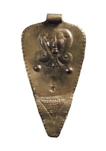 Gold Mother Goddess plakettheng, mellom bronsealder II gull